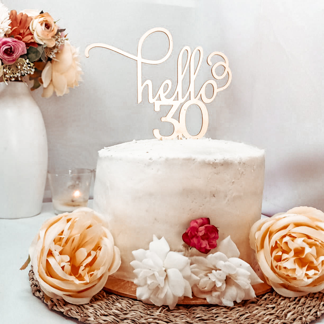 Twenty One 21st Birthday Cake Topper - Style 4 - Letterfy